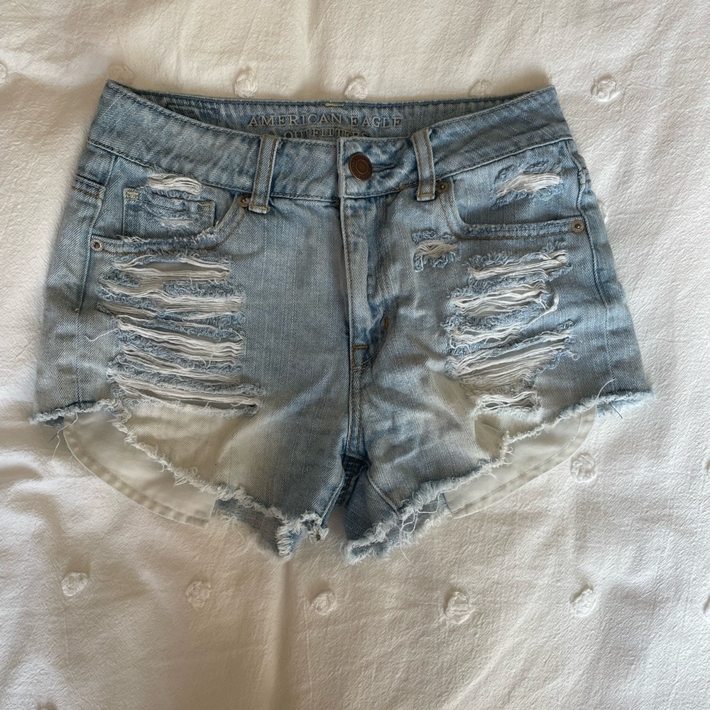 American Eagle Hi-Rise Festival Jean Shorts